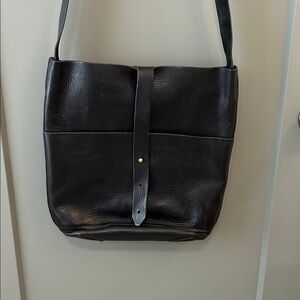 Tribe Alive Classic Black Leather Bag